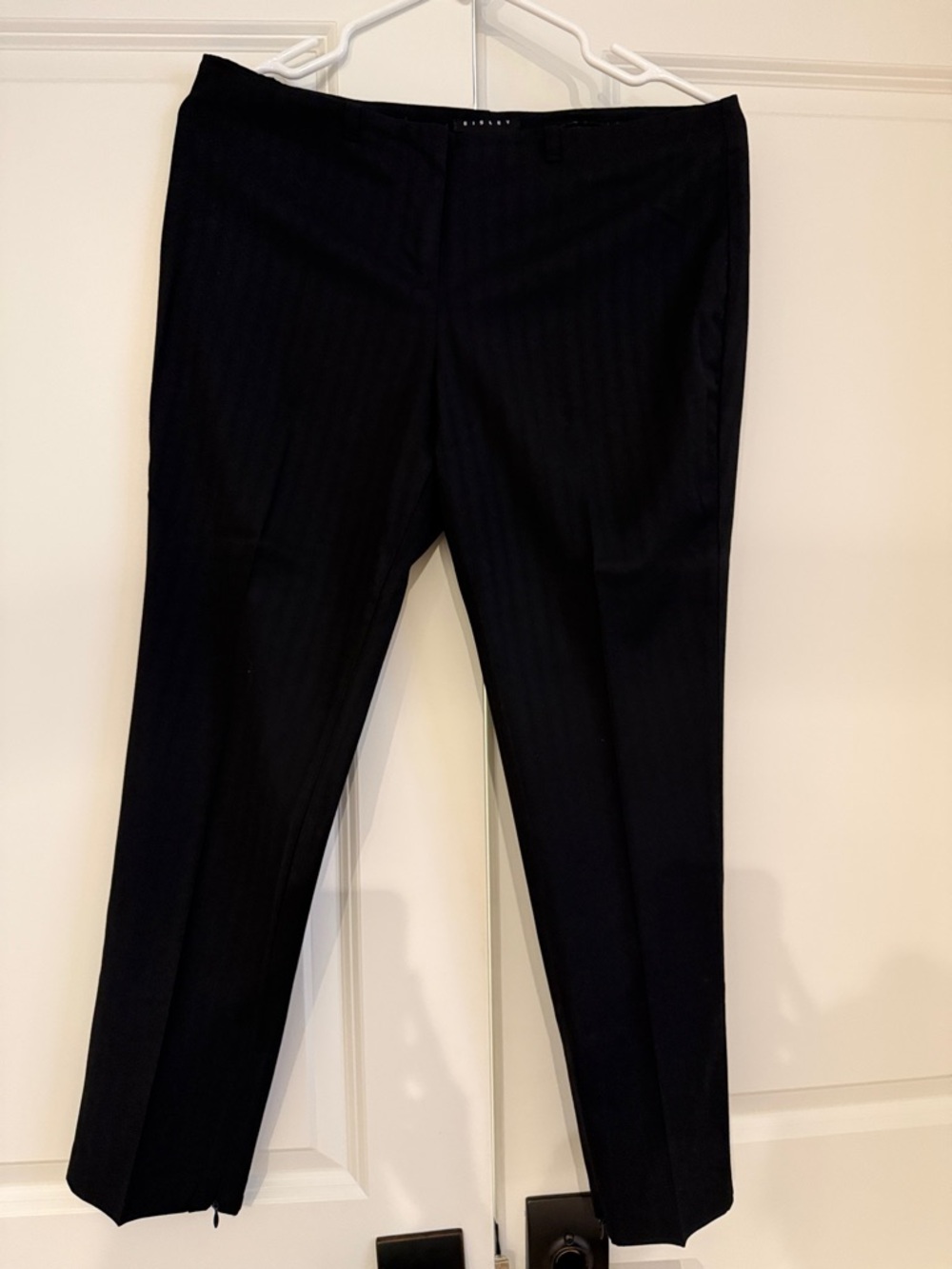 Sisley Women’s Black Dress Pants - Slim Tailored Style